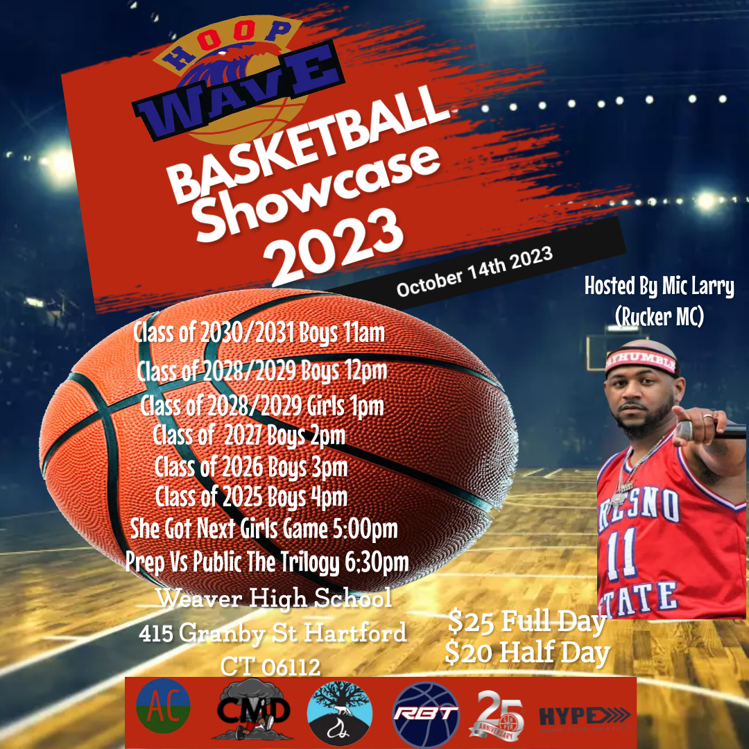 5 On 5 Basketball Tournament Logo